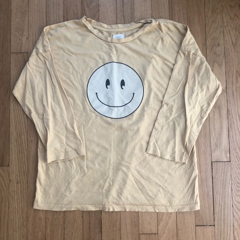 Little Urban Apparel Super Soft Slouchy Smiley Face Tee 10/11